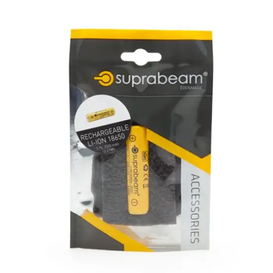 Suprabeam© - Oplaadbare Li-ion 18650 2200mAh batterij - Afbeelding 3