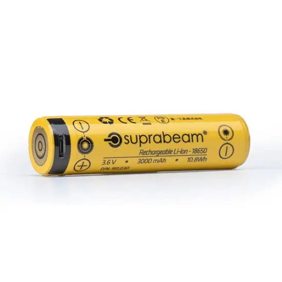 Suprabeam© – Oplaadbare Li-Ion 18650 3000mAh USB-C batterij