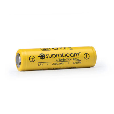 Suprabeam© - Rechargeable Li-ion 18650 2200mAh battery