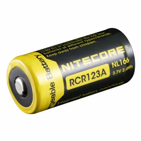 NITECORE® NL66 – Oplaadbare Li-ion RCR123A 650mAh batterij