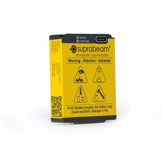 Suprabeam© - Oplaadbare Li-po 2800mAh USB-C batterij