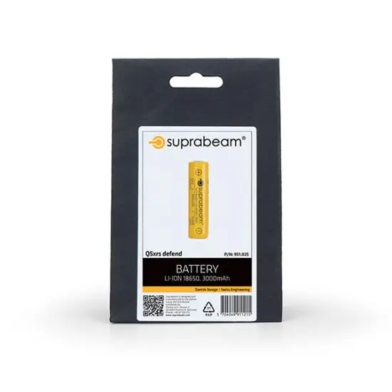 Suprabeam© - Oplaadbare Li-ion 18650 3000mAh batterij - Afbeelding 2