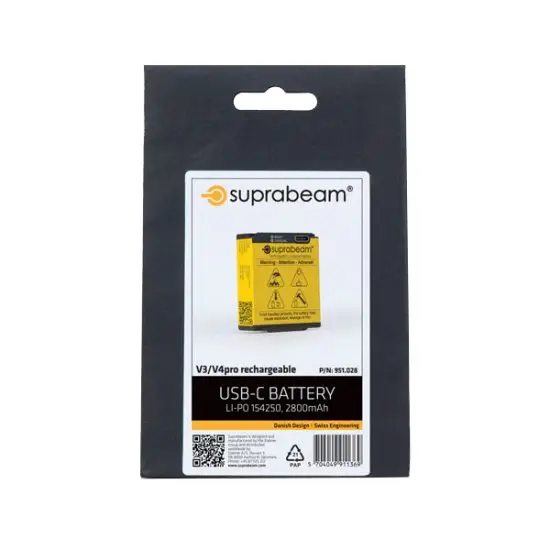 Suprabeam© - Oplaadbare Li-po 2800mAh USB-C batterij - Afbeelding 2