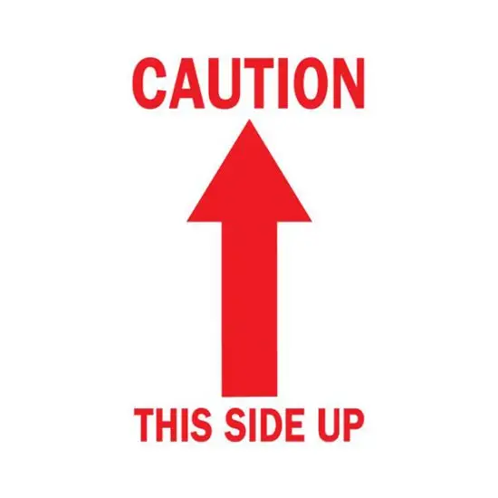 VONK –  'CAUTION' 'THIS SIDE UP' sticker