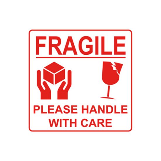 VONK –  'FRAGILE' ‘PLEASE HANDLE WITH CARE sticker